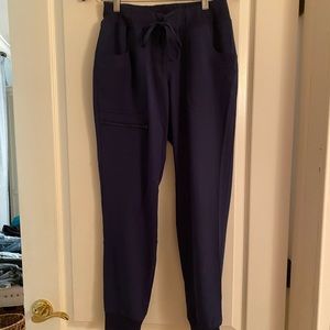 Navy jogger scrub pants
